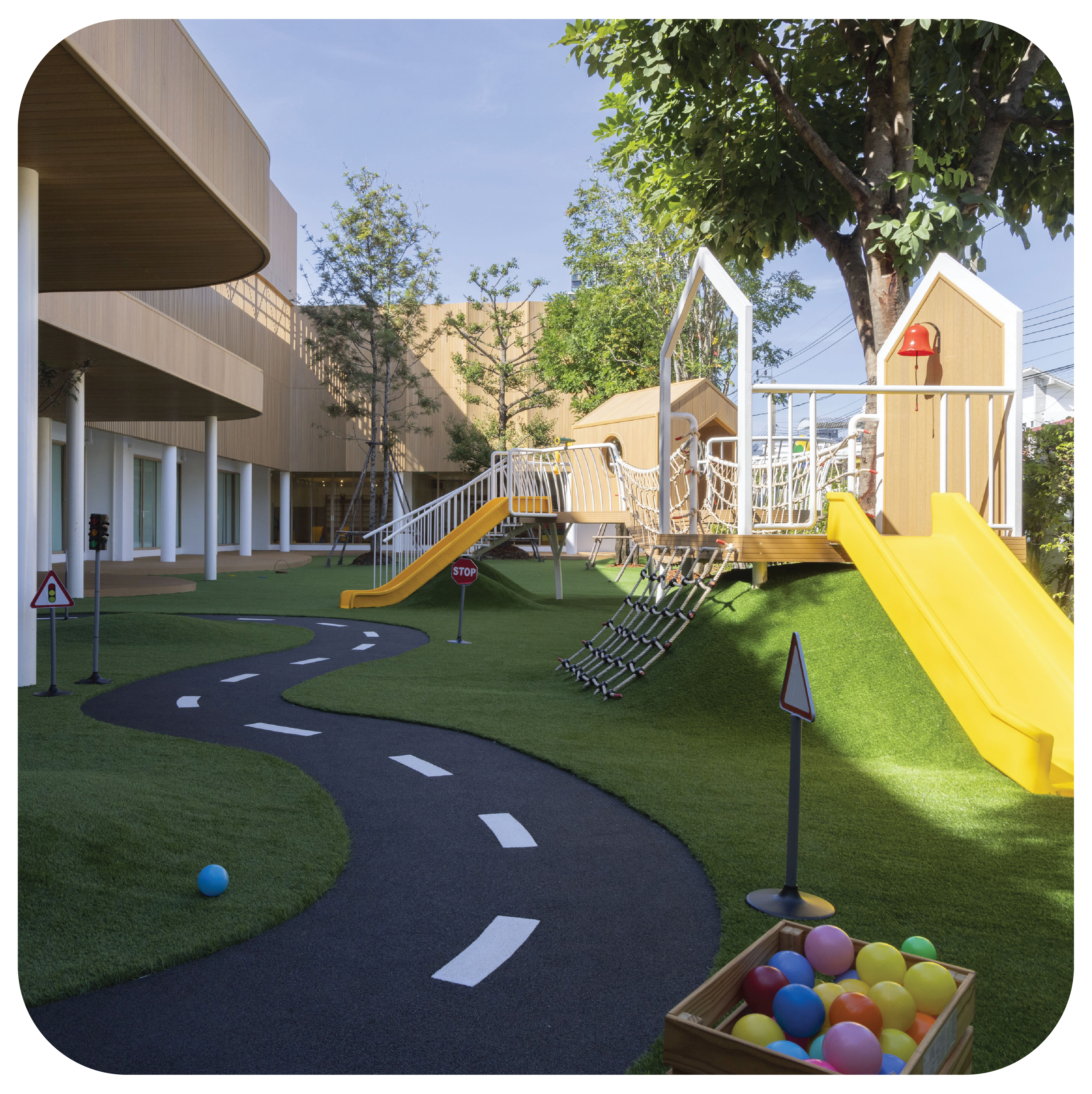 Anvida School campus — creative learning space